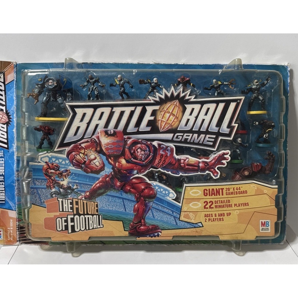 BattleBall (figures Only) Milton Bradley 22 Painted figures Sealed! Football